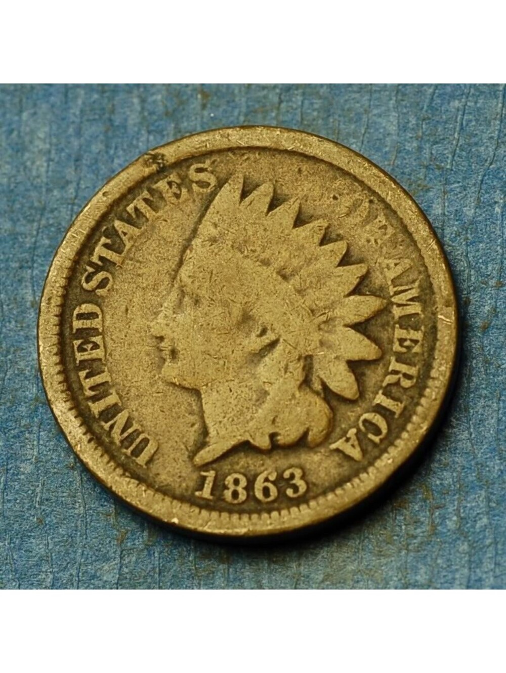 W283 1863 Indian Head Cent Penny 1c - Check Out Our Store 🔥🔥CIVIL WAR ERA🔥🔥